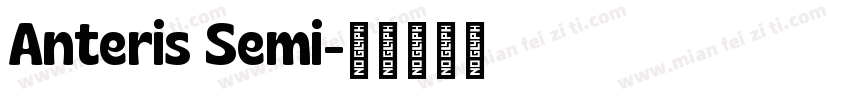 Anteris Semi字体转换